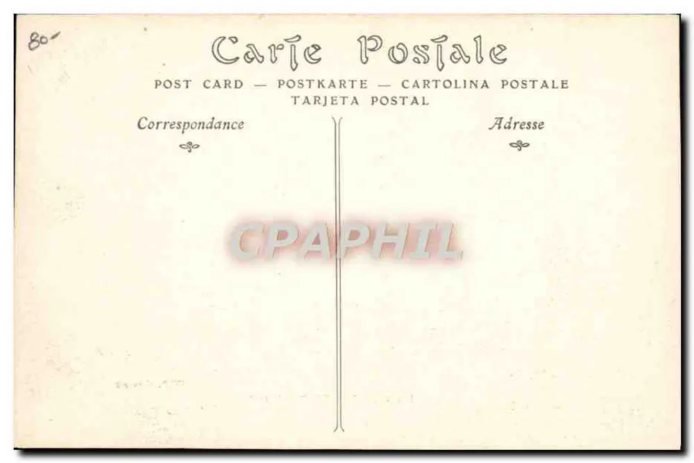 A Conquista do Ar — Voo histórico de Wilbur Wright no Camp d'Autours — Cliché Brana - Verso