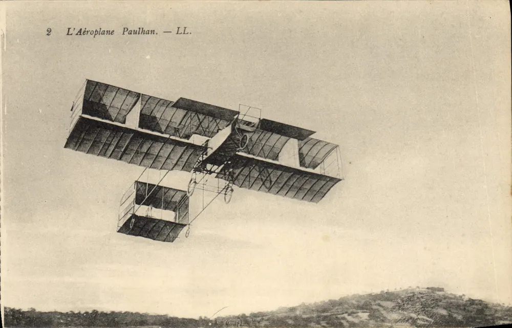L'Aéroplane Paulhan — LL. — Edição LL. - Frente