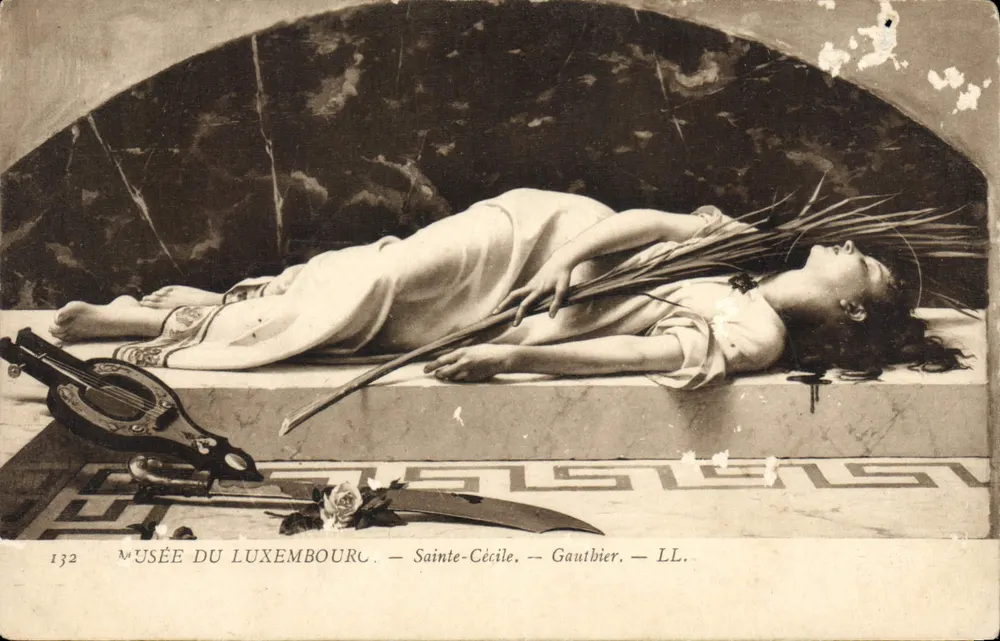 Musée du Luxembourg — Sainte-Cécile — Gautbier — LL. — n° 132 - Frente