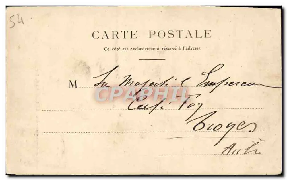 Lunéville. Estátua do Geral Lassalle — editor Luneville, n° de série 8 - Verso