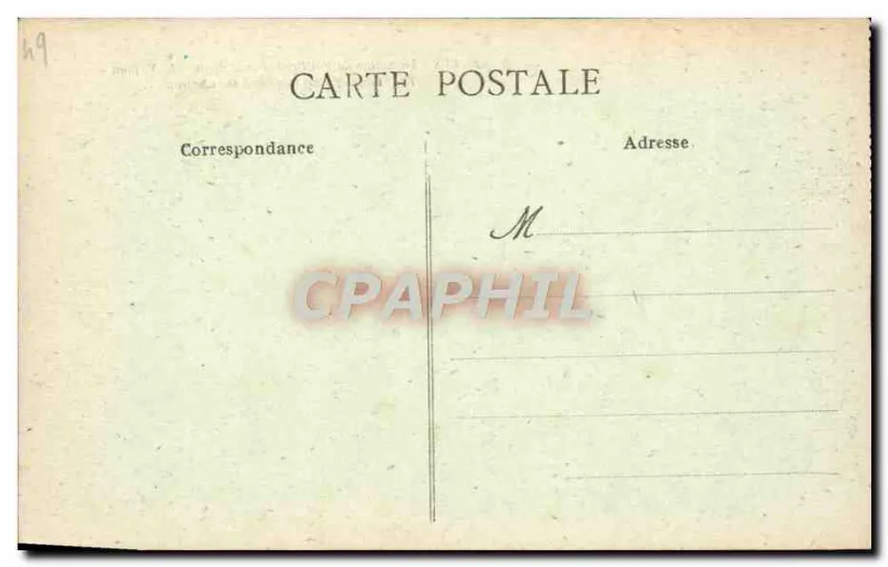 Angers - La Statua del Re René e il Castello — L. V. phot - Verso