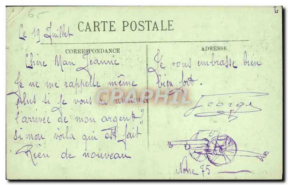 Lourdes — O Castelo e o Pic du Jer — LL. - Verso