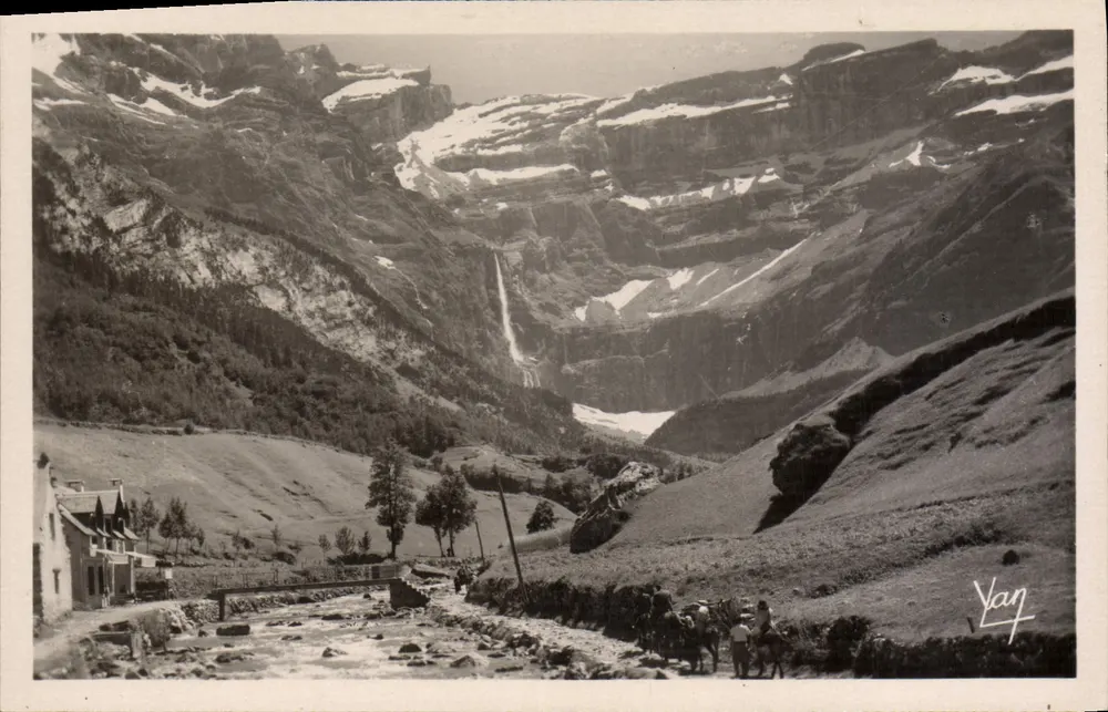 Gavarnie - A Chaumière e o Cirque — Edição Foto Boulhaut - Lourdes - Frente