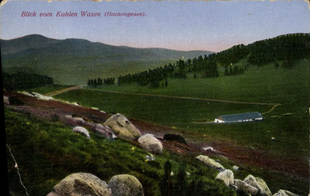 Vista del Kahlen Wasen (Hochvogesen) — editor Vélibigon, n.º 27654 - Anverso