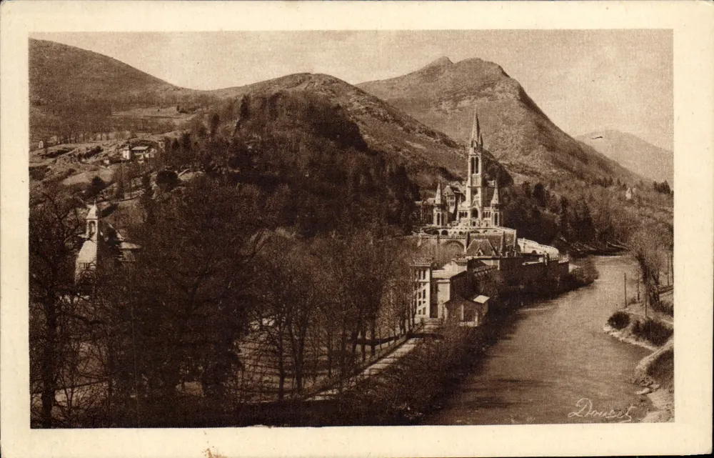 Lourdes — Bazylika i Pomnik Interallijski — Drucet - Awers