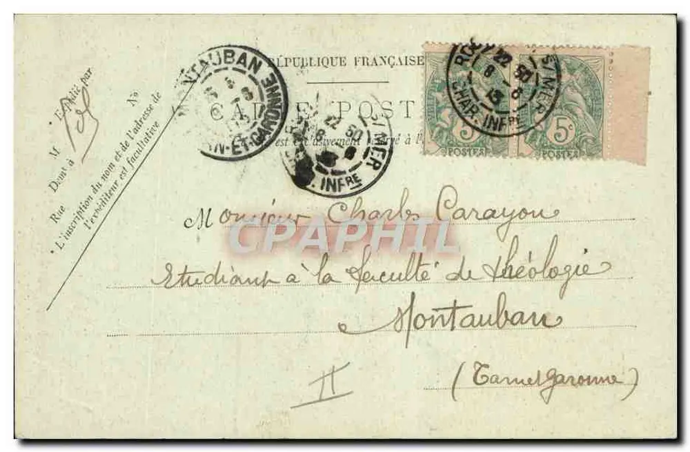 Passage à Montauban — A. Bougault, n°613 - Verso