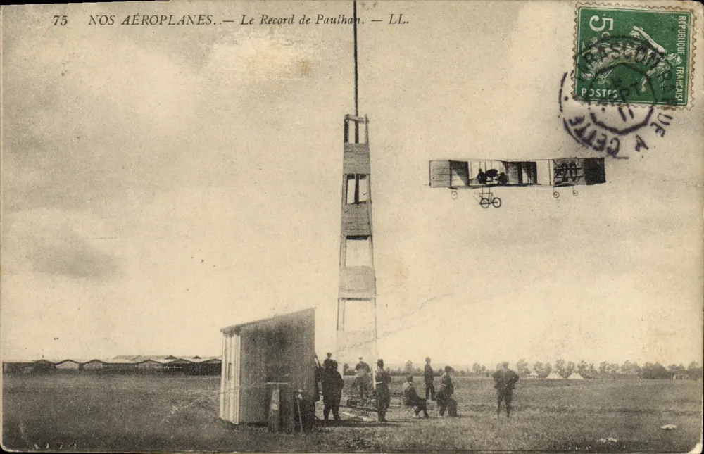 Le Record de Paulhan — Aérodrome de Montpellier — LL. (n°75) - Frente