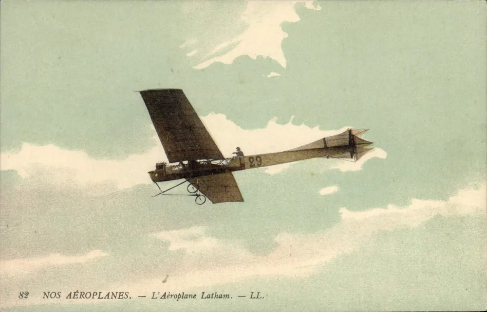 O Avião Latham — LL. — N°82 da série 'Nossos Aviões' - Frente
