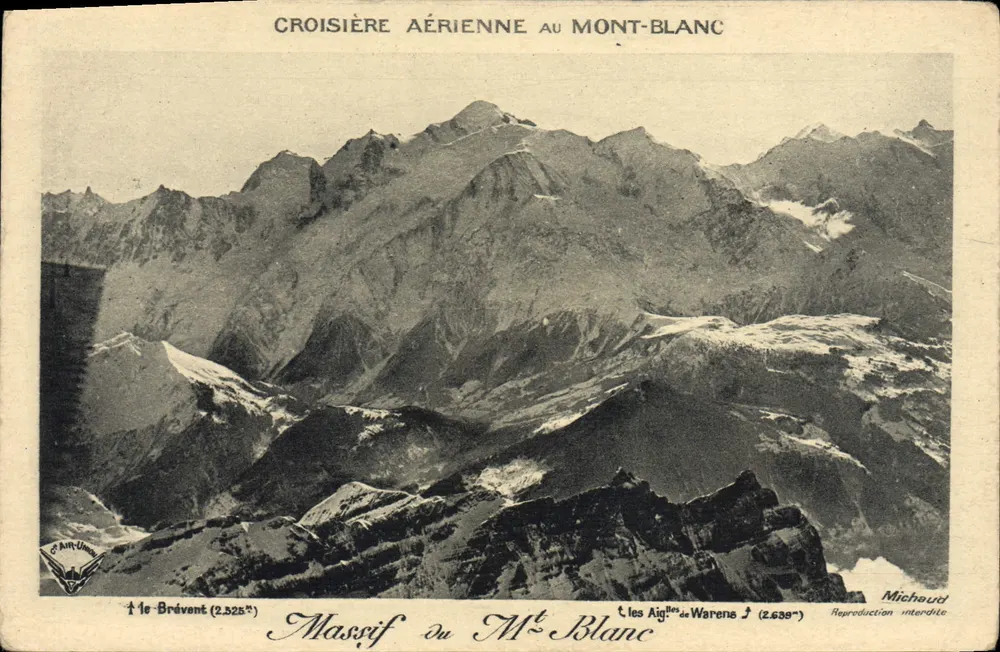 Massif du Mont-Blanc — Croisière aérienne — Michaud - Recto