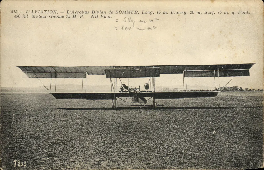 Aviation — Der Aérobus-Doppeldecker von SOMMFR — ND Fotografie - Vorderseite