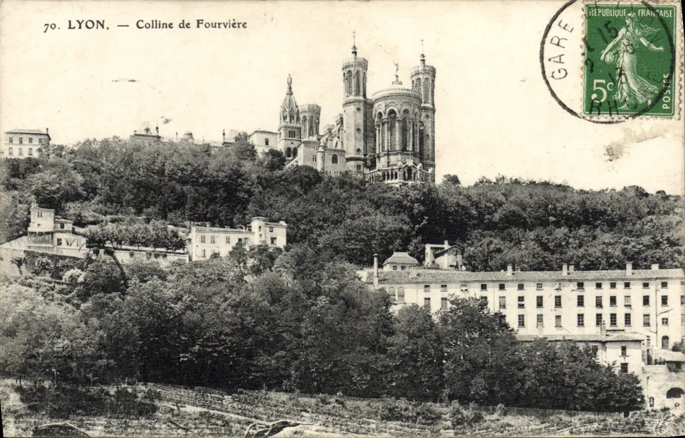 LYON — Colina de Fourvière — editor desconhecido, n° 70 - Frente