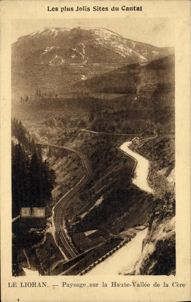 Le Lioran — Landschaft der oberen Cère-Tal — Die schönsten Orte des Cantal — Edition La Cigogne (Cantal) - Vorderseite
