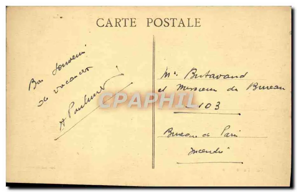 Avallon — Vista sobre Cousin-la-Roche — Editor Hollis - Verso