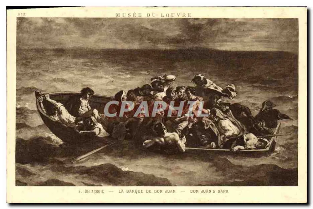 La Barque de Don Juan — Musée du Louvre — Braun & Cie, Paris - Recto