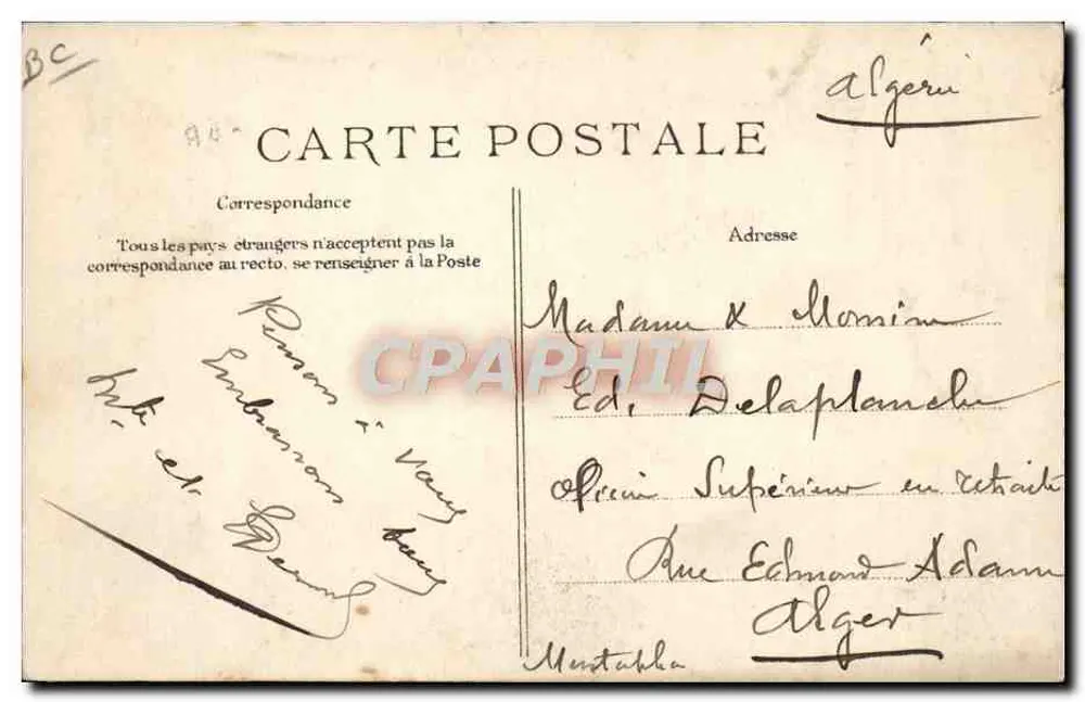 Reims - 2. Große Luftschau der Champagne — Der "Farman" - Rückseite