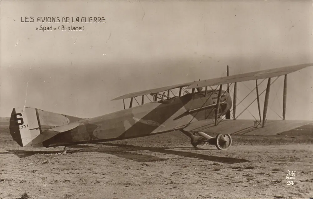 Kriegsflugzeuge — « Spad » (Zweisitzer) — A.N. Paris 24 - Vorderseite