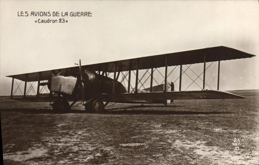 Avions de la Guerre — Caudron 23 — AN Paris 10 - Recto