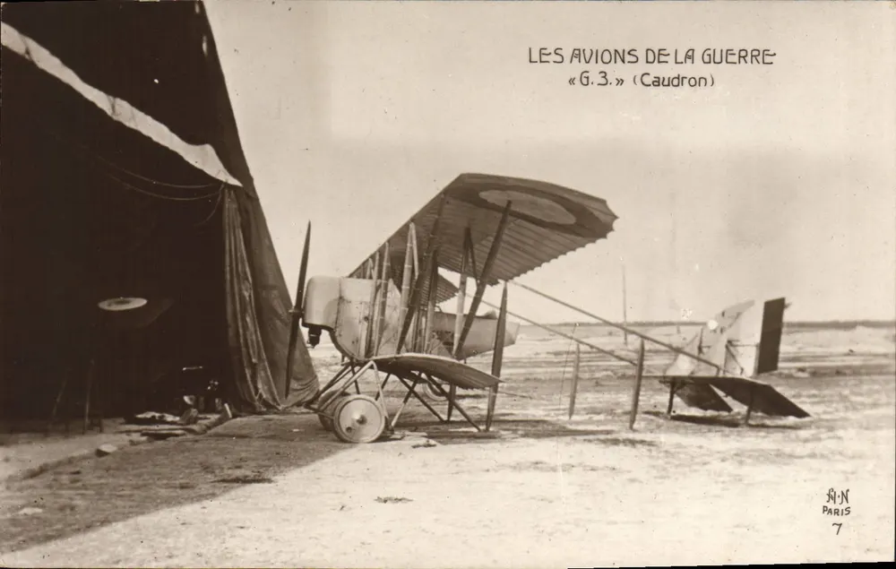Avions de la guerre — « G.3 » (Caudron) — Édition S.N. Paris, n°7 - Recto