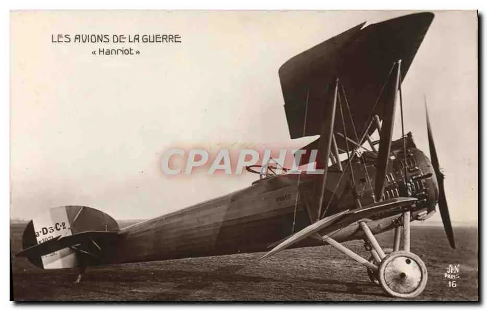 Hanriot-Flugzeug — Serie JDN Paris 16 — Edition JDN Paris - Vorderseite