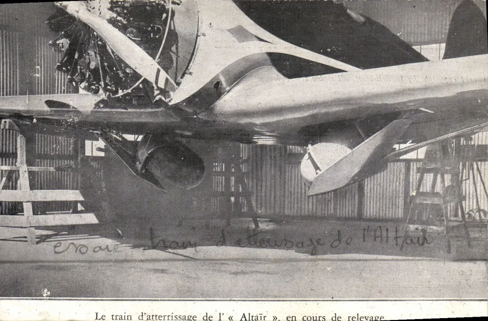 Landeklappe des « Altair » — wird angehoben — A.V. Anvers - Vorderseite