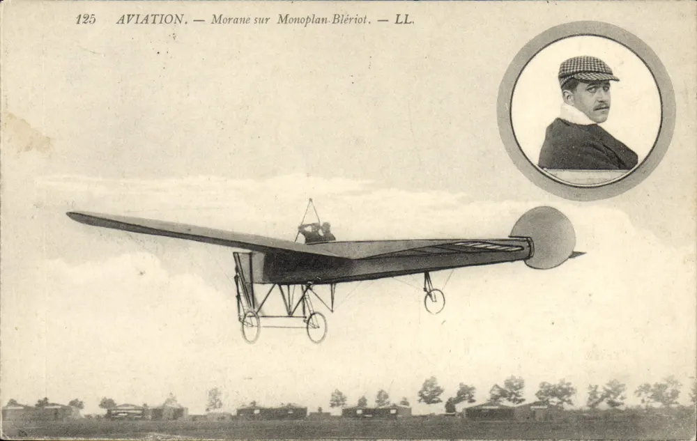 Aviação — Morane sobre Monoplan Blériot — LL. — LL. — N° 125 - Frente
