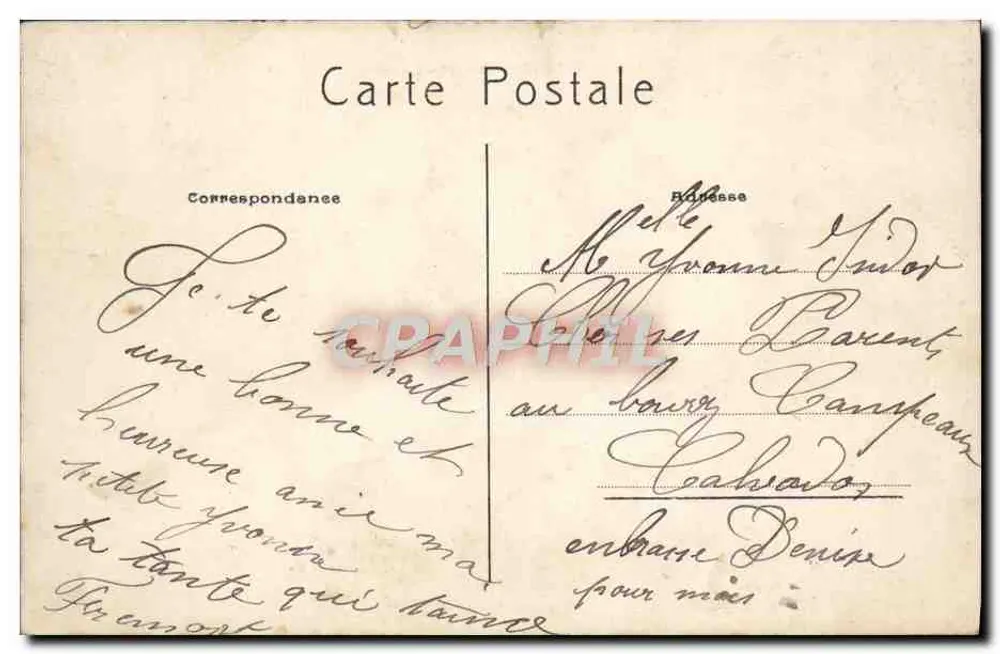 Paris — La Madeleine — P.A. n°518 - Verso