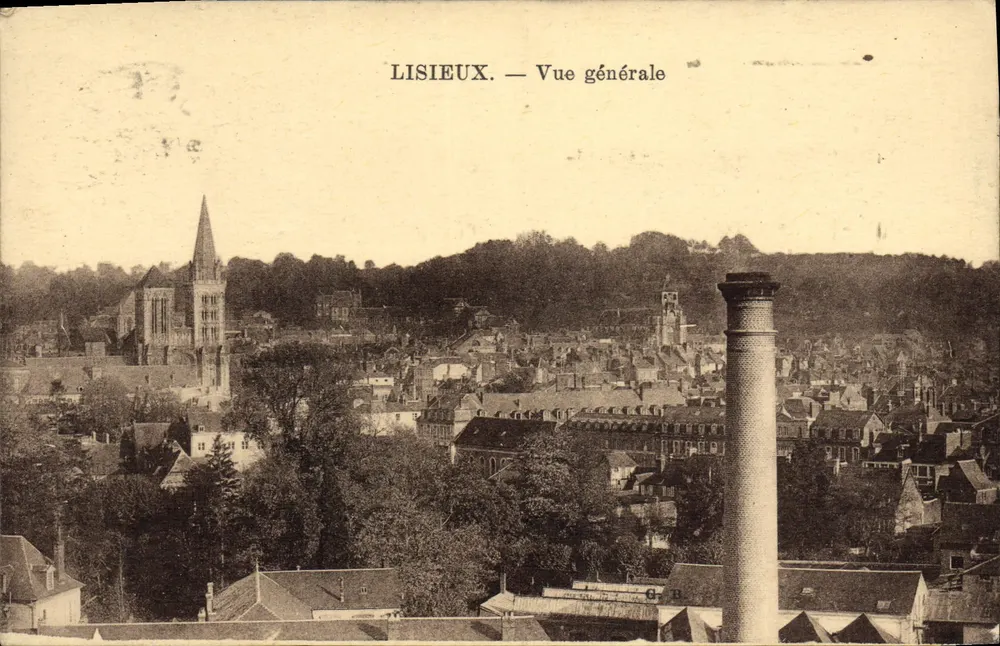 Lisieux — Vue générale — G.B. éditeur - Frente