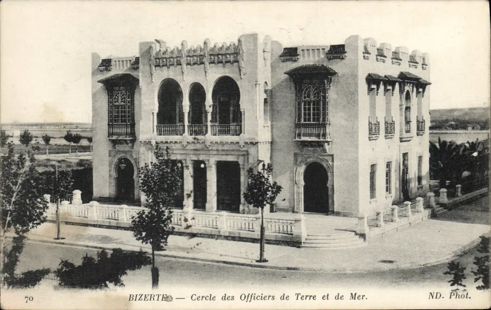 Bizerte — Offiziersclub Land und Meer — ND. Foto Nr. 70 - Vorderseite