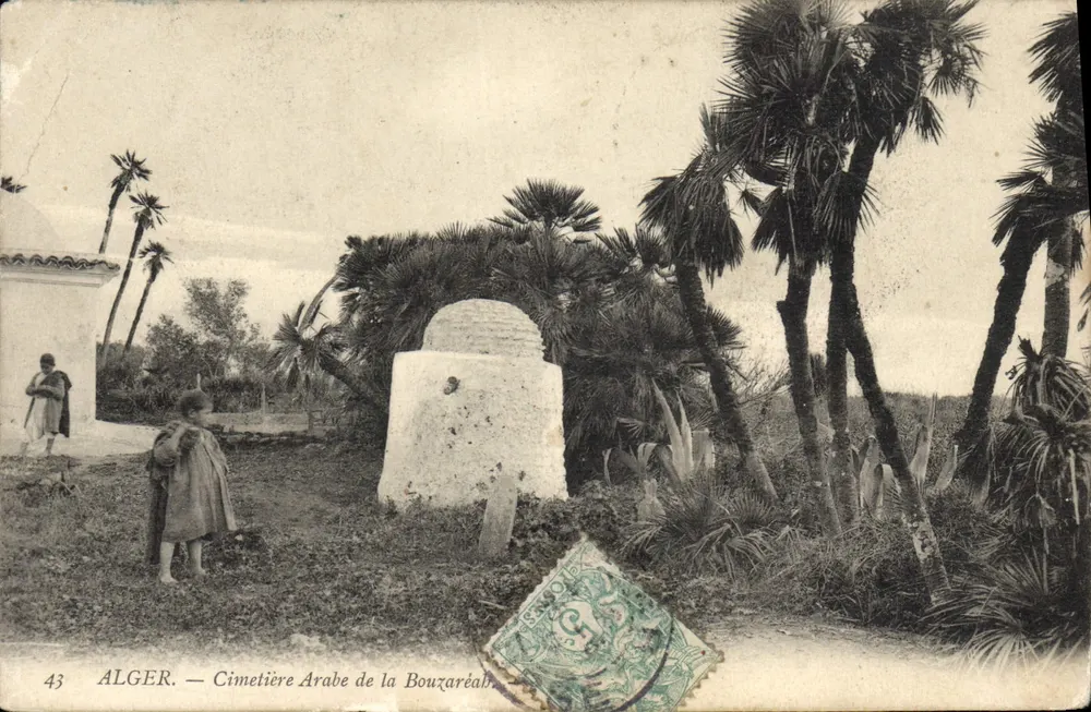 Algéro — Cimetière Arabe de la Bouzaréah — éditeur impr. A. Lévy, n° 43 - Frente