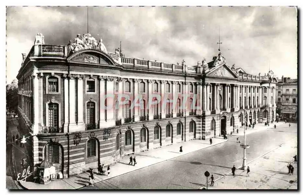 Toulouse — Facha do Capitole — Hotel de Ville (1750) — Ed. Lapouche - Frente