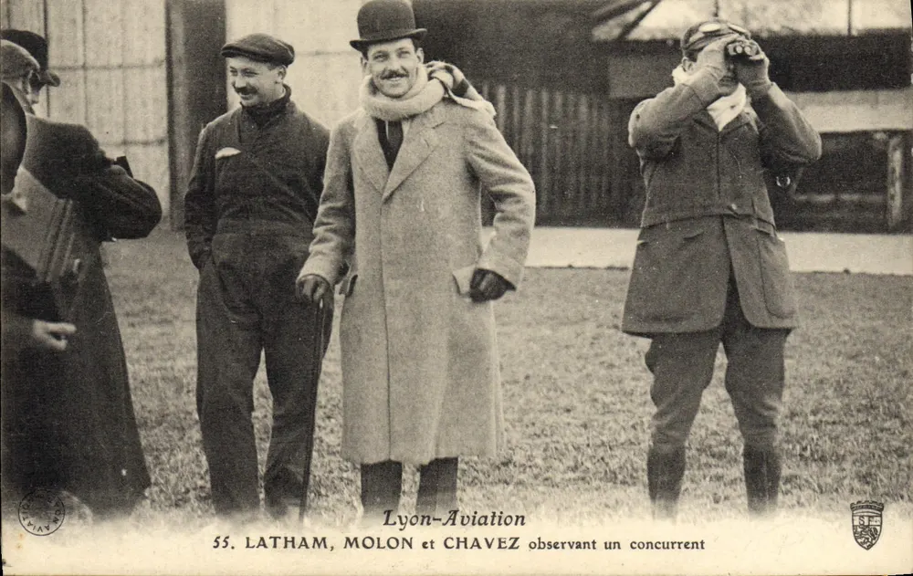 Lyon-Aviation — 55. LATHAM, MOLON und CHAVEZ beobachten einen Konkurrenten — Lyon-Aviation - Vorderseite