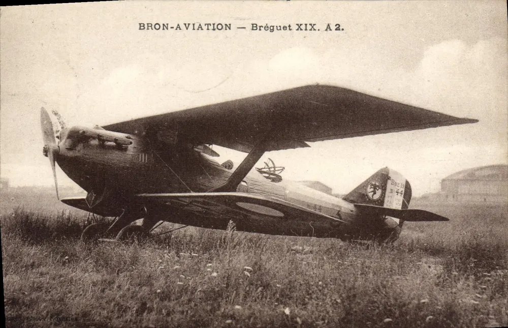 Avião Bréguet XIX.A.2 — Bron-Aviation — Bron (Rhône) - Frente