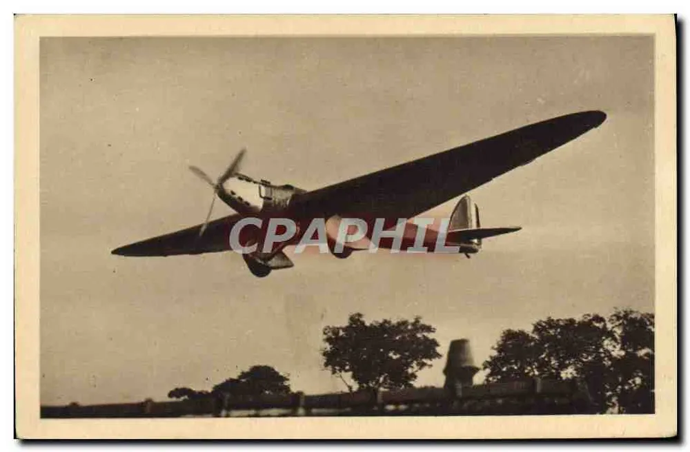 Einmotoriges Bernard-Flugzeug — Große Angriffe — Luftfahrtfotos, Paris - Vorderseite