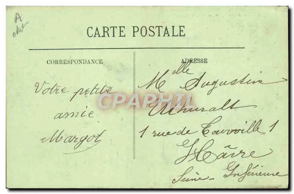 Garros, sur monoplan Blériot — LL — éditeur LL, n° 197 - Verso