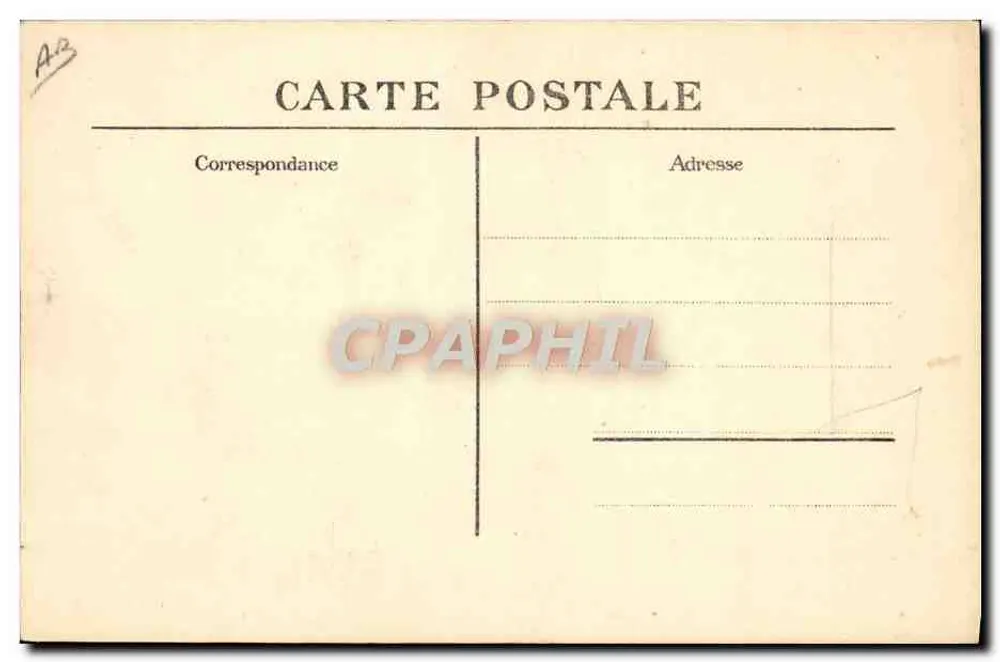 Porträt des berühmten Fliegers André FREY — Paris — F.F. Paris - Rückseite