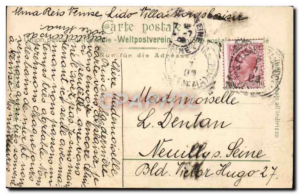 Die Aufnahme der Jungfrau — Venetien (Venedig) — R. Accord (Ausgabe) - Rückseite