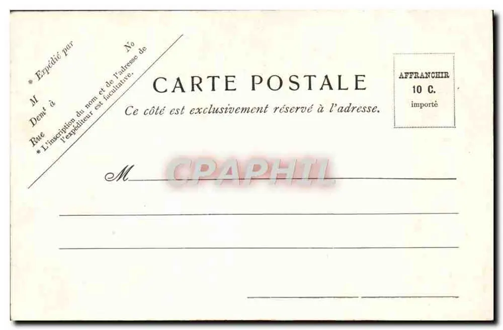 Lourdes. Vista tomada desde el Calvario — V.P. París N. 17 - Reverso