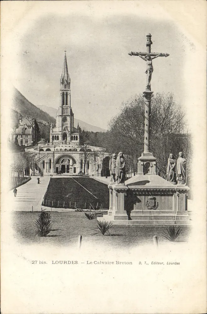 Lourdes — O Calvaire Bretão — D. T., Editor, Lourdes - Frente