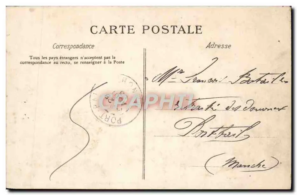 Costa da Esmeralda — Bric à Branc — Dinard, G.T. — Coleção Genmain fils, Saint-Malo - Verso