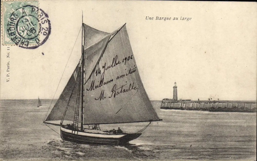 Uma Embarcação no mar aberto — V.P. Paris, No. 11 — V. P. Charrour - Frente