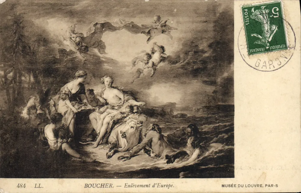 Entführung der Europa — Louvre-Museum — Boucher — n° 484 LL - Vorderseite