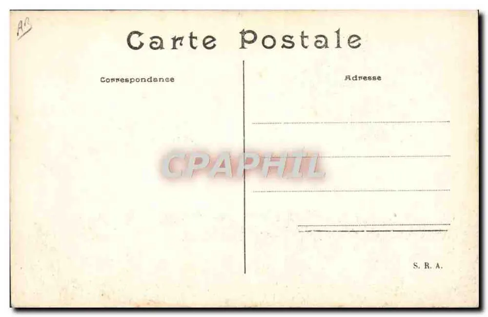 Bunéau-Varilla fliegt in einem Voisin-Doppeldecker — Ausgabe S.R.A. Nr. 60 - Rückseite