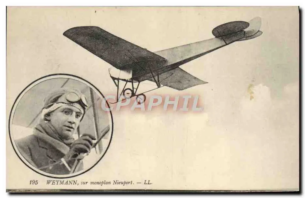 Pilot Weymann — Monoplan Nieuport — LL — n°195 - Vorderseite