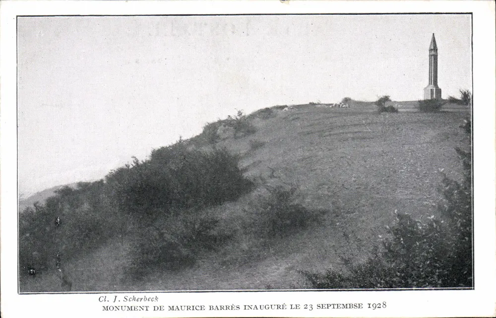 Denkmal für Maurice Barrès — eingeweiht am 23. September 1928 — Cl. J. Scherbeck - Vorderseite
