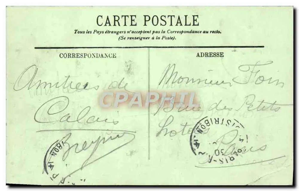 Calais — A Igreja do Sagrado Coração — LL. n°79 - Verso