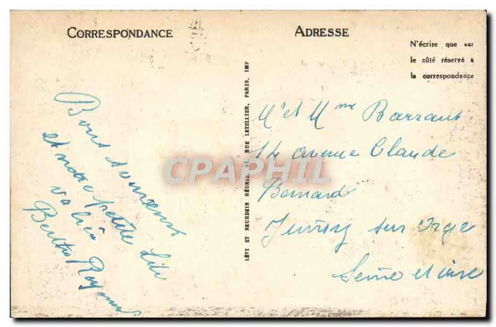 Berck-Plage — Jogos na Praia — A Ilha das Crianças — Dois Casinos - Verso