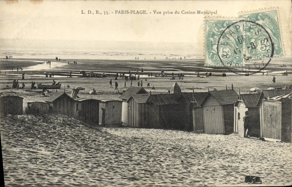 Paris-Plage — Ansicht vom Casino Municipal — L. D., B., 53 - Vorderseite