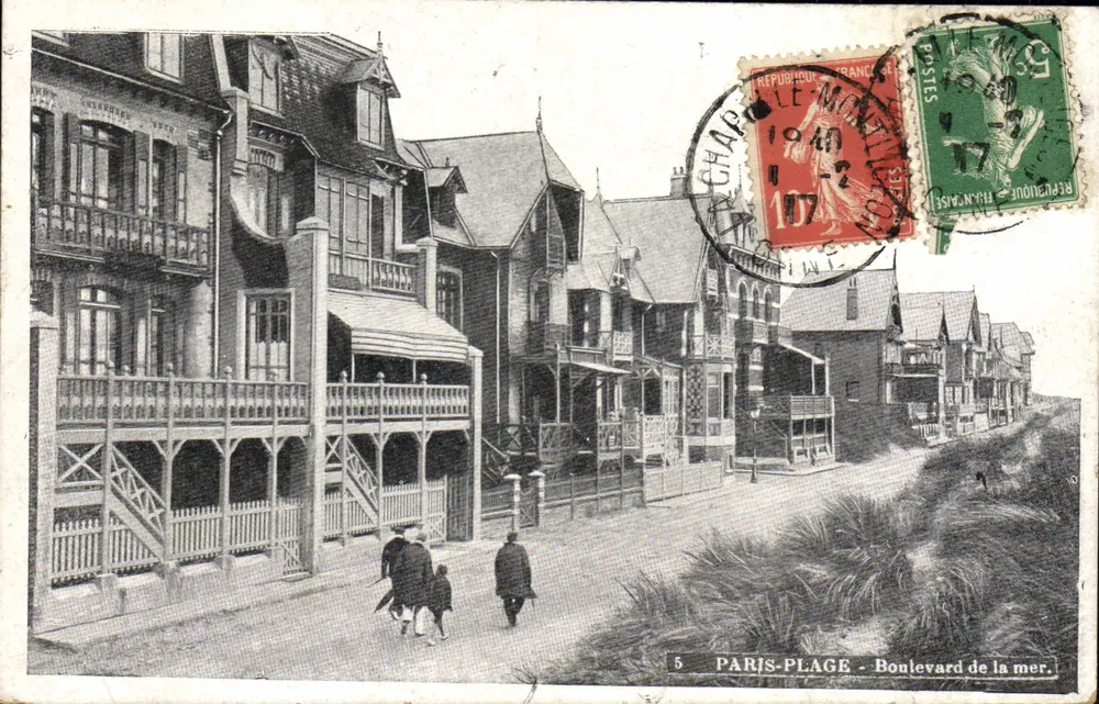 Paris-Plage - Boulevard de la mer — editor Paris-Plage, n°5 - Frente