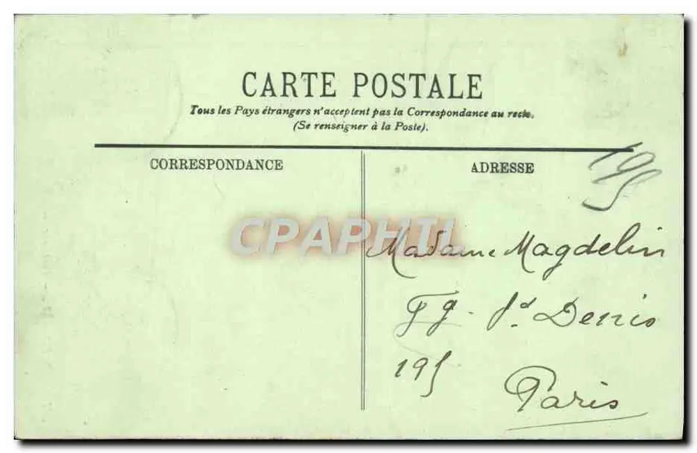 Le Portel — Porteloise — LL. — Craphephil - Verso