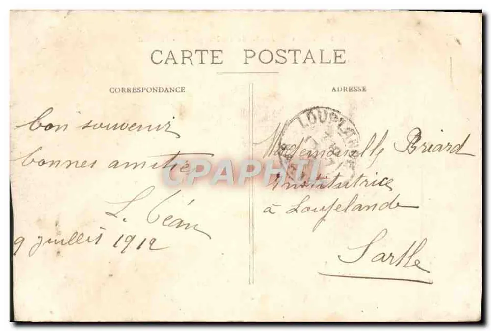 Visão Geral da Praia - Lado Sul — n°124 — editada por POSTES - Verso